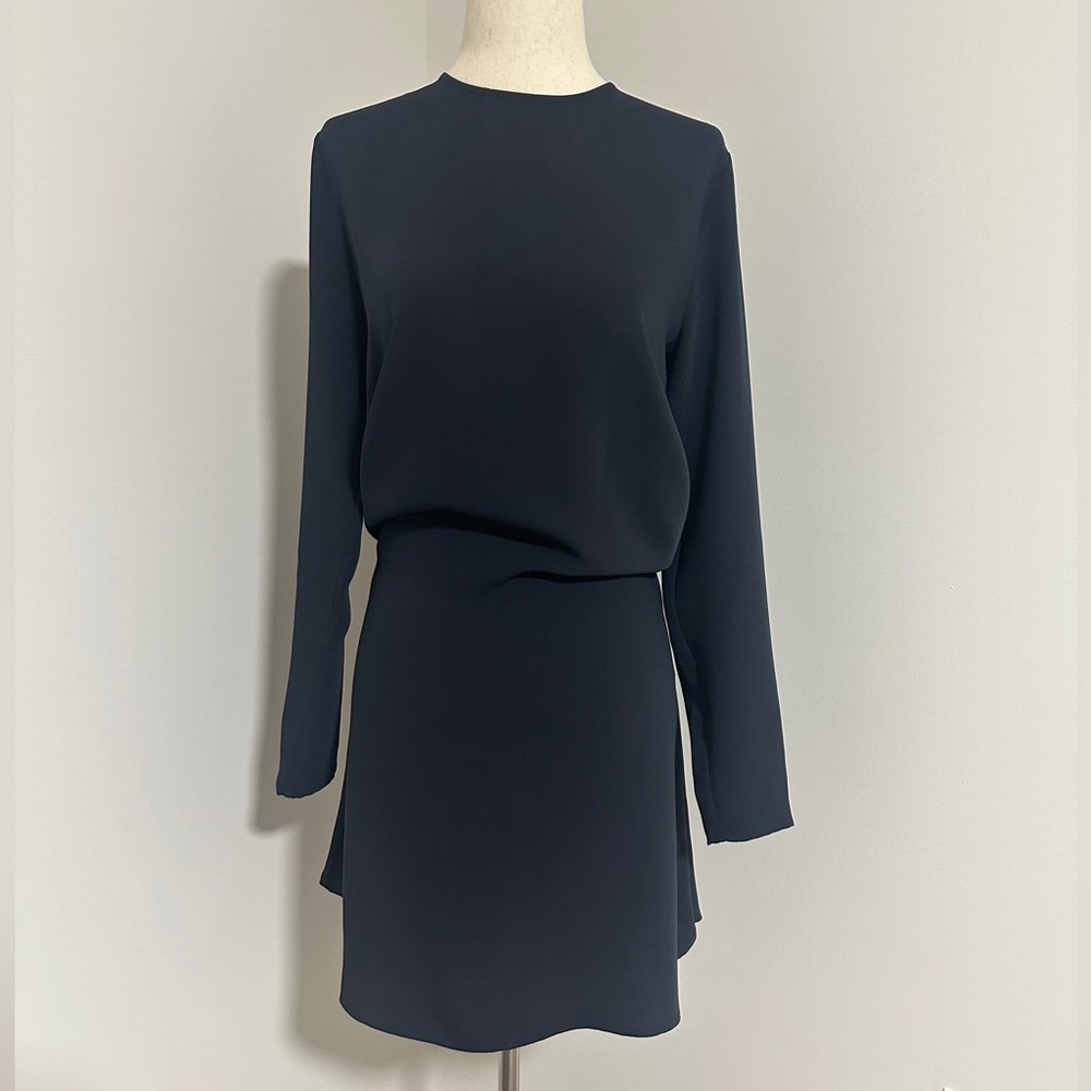 Aritzia Babaton Noble Dress in Dark Night Navy